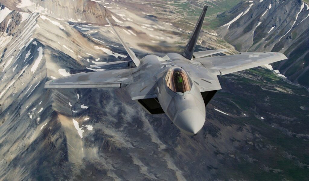 zona de exclusión aérea f22 raptor