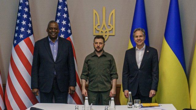 Funcionarios de EEUU visitan a Ucrania