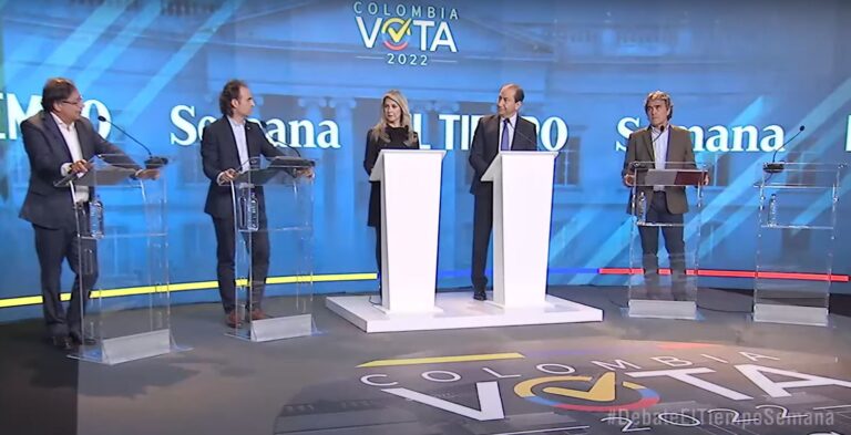 debate presidencial colombiano