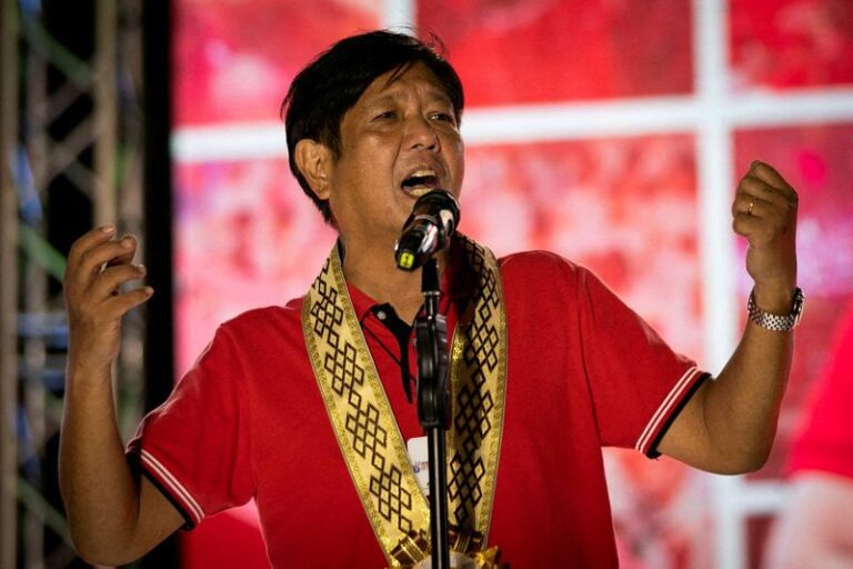 Bongbong arrasa en elecciones de Filipinas