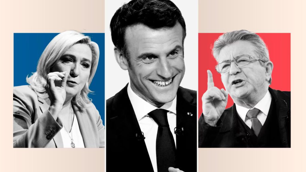 macron le pen melenchon