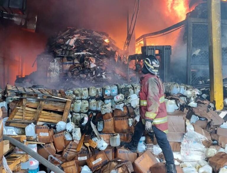Delcy: Incendio fue provocado
