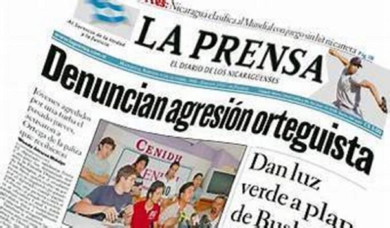 Ortega expropia diario La Prensa