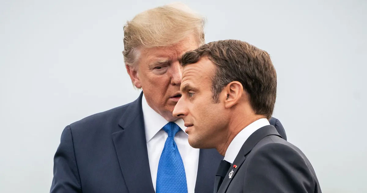 trump macron