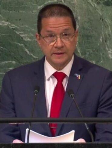 Faría lee carta en la ONU
