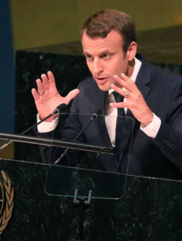 Macron carga contra Putin por la guerra