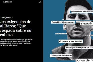Revelan contrato de Messi