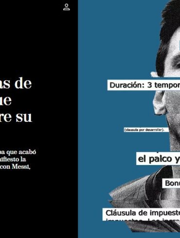 Revelan contrato de Messi