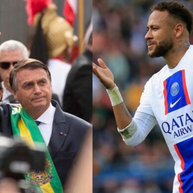 Critican a Neymar por apoyar a Bolsonaro