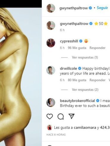 Desnudo de Paltrow
