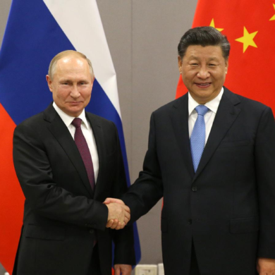 Putin y Xi reunidos