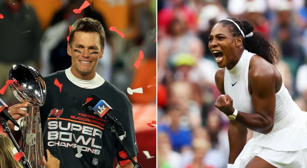 Serena y Tom Brady