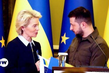 Ursula Von der Leyen en Ucrania