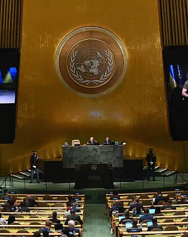 Zelensky pide más armas en la ONU