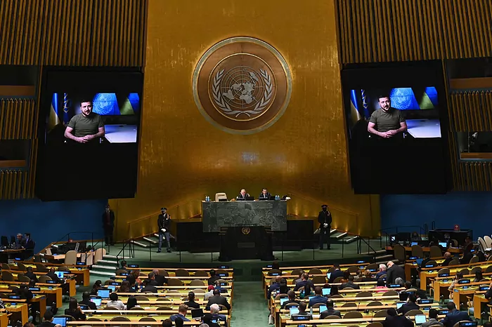 Zelensky pide más armas en la ONU