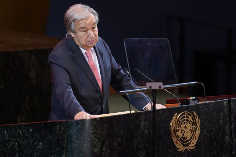 Guterres abrió Asamblea de la ONU