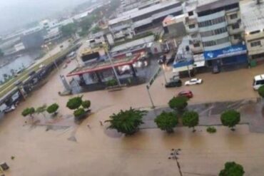 Lluvias afectan Anzoátegui
