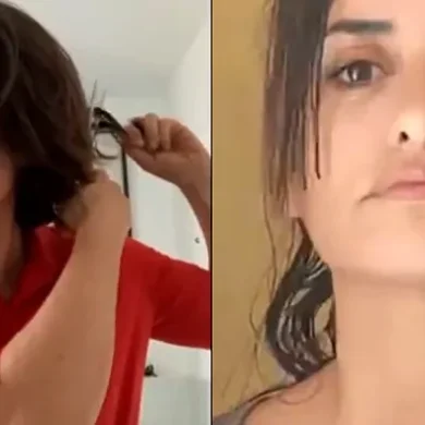 Actrices se cortan el cabello