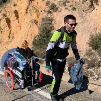 Caminante a Qatar detenido en Irán