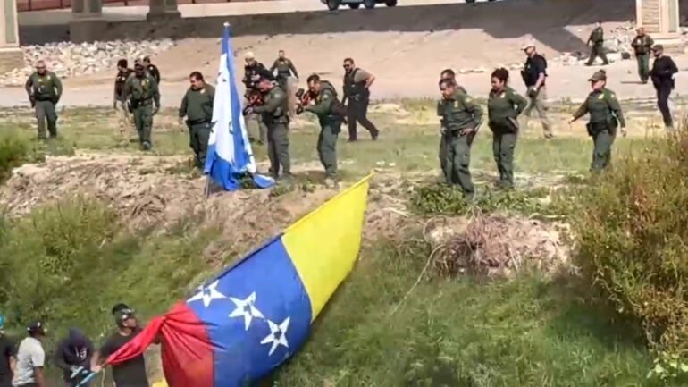 Patrulla fronteriza dispara a venezolanos