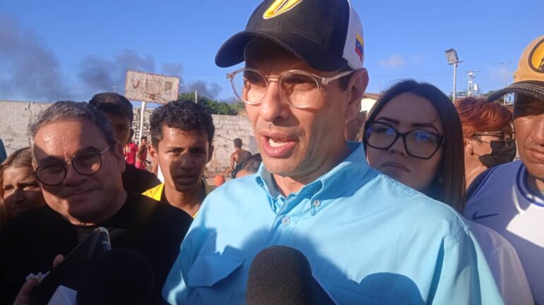 Capriles sobre candidato de PJ