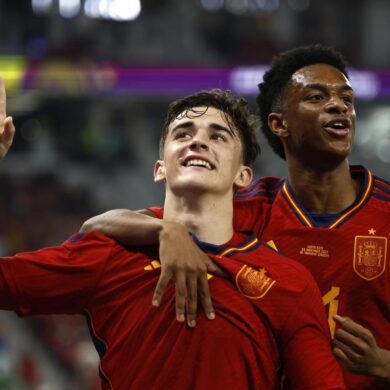 España goleó a Costa Rica