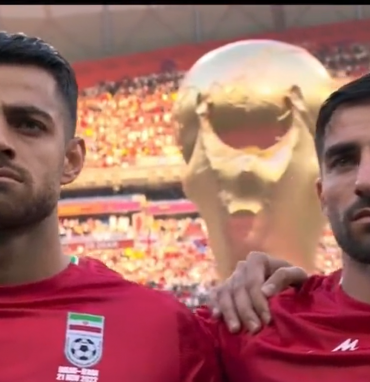 Iraníes no cantaron el himno