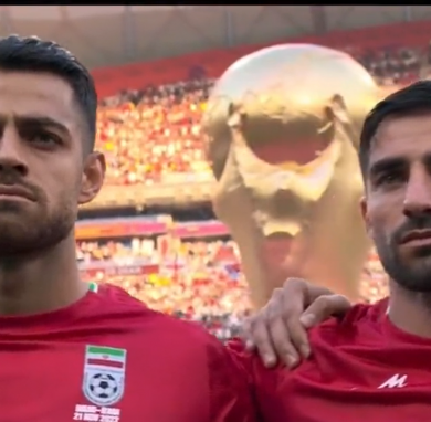 Iraníes no cantaron el himno