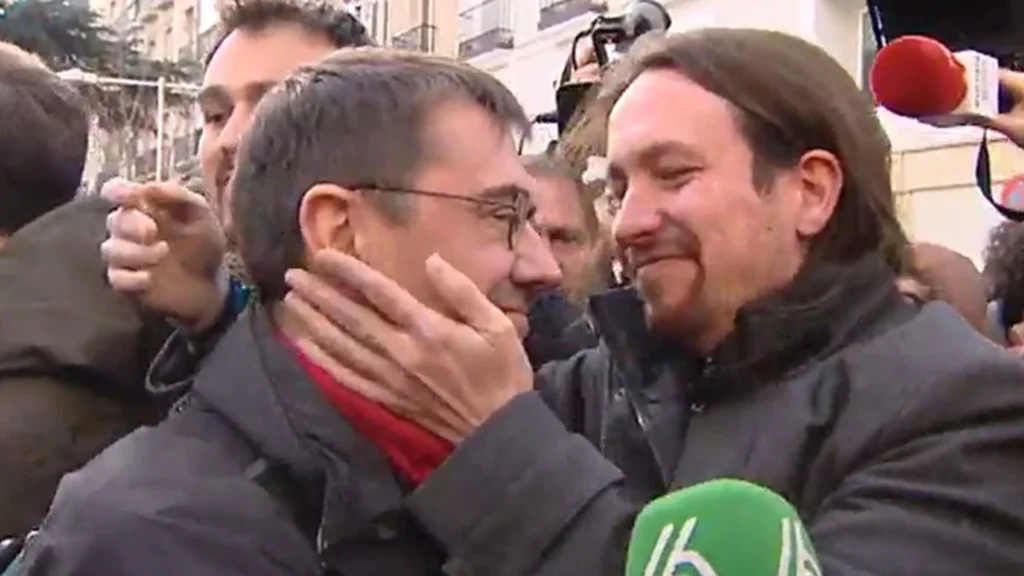 Monedero y Pablo Iglesias