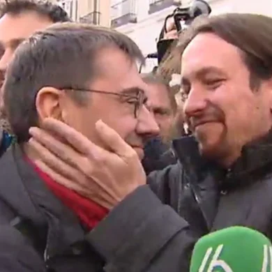 Monedero y Pablo Iglesias