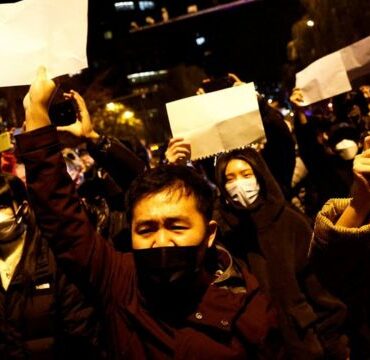 protestas china