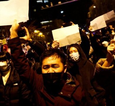 protestas china