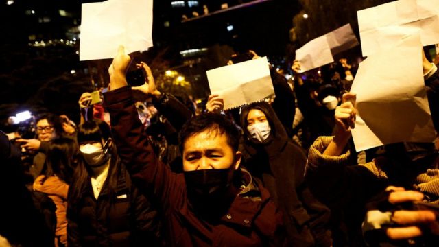 protestas china
