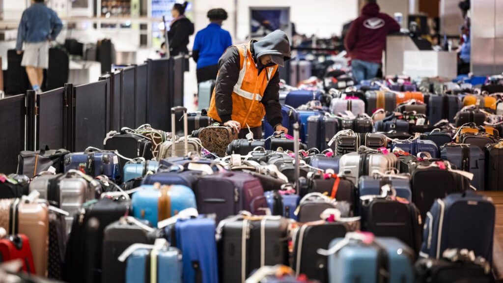 Despelote en aeropuertos de EEUU