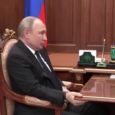 Putin se cayó