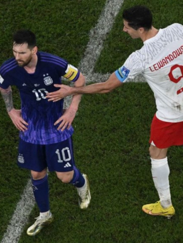 Lewandowski y Messi