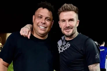 Ronaldo y Beckham reunidos