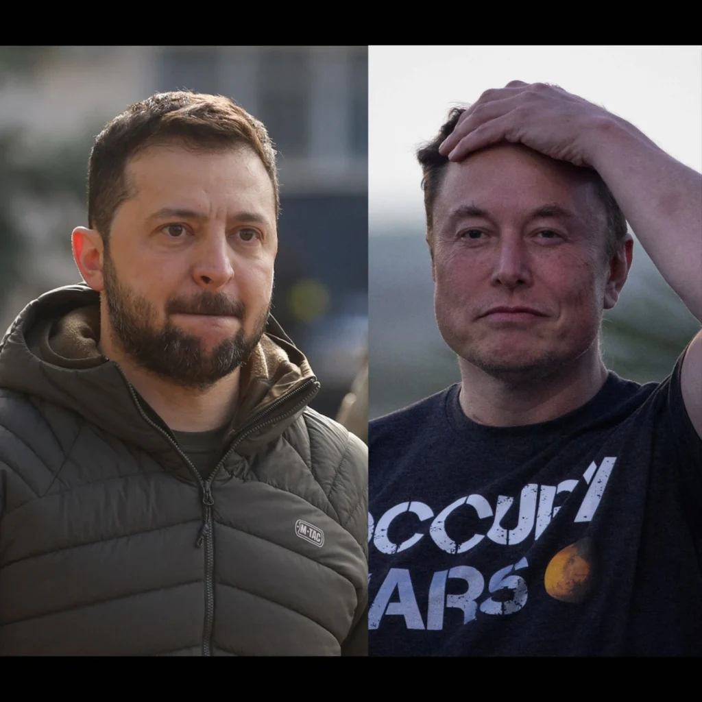 Zelensky se burla de Musk