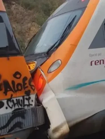 Choque de trenes en España