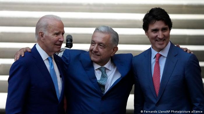 Biden, AMLO y Trudeau