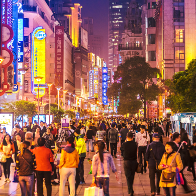 Baja la población en China