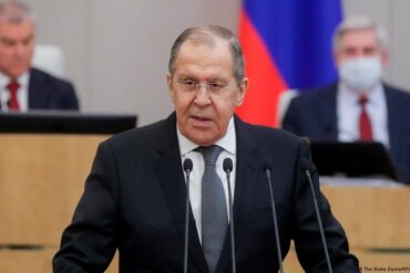 Lavrov sobre apoyo de EEUU e Ucrania