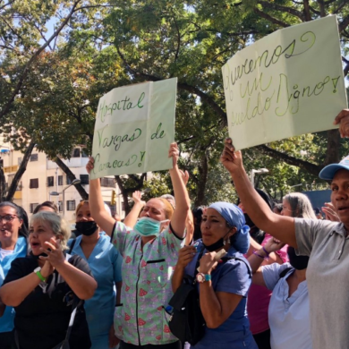 Emleados publicos marchan