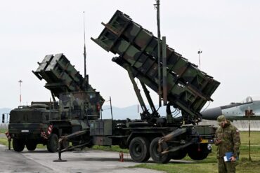 Entrenamiento a militares ucranianos con los Patriot