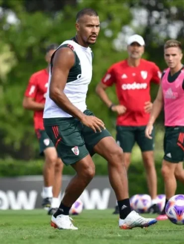 Salomón ya entrena con el River