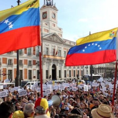 Venezolanos pidiendo asilo en UE