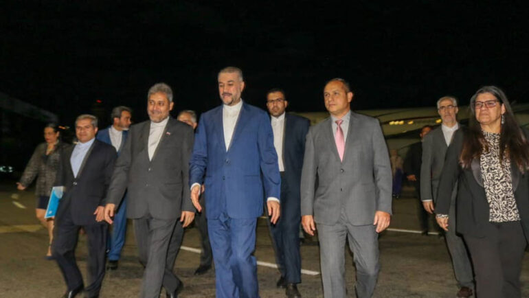Canciller iraní llega a Venezuela