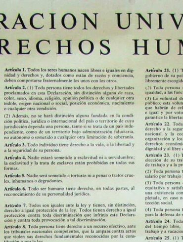 Declaración Universal de los Derechos Humanos