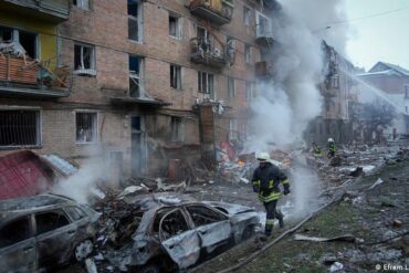 Ataque masivo con misiles a Ucrania