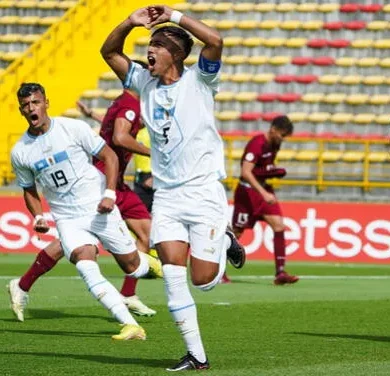Uruguay golea a Venezuela